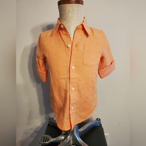 Janie and Jack Boys Short Sleeve Button Down Shirt